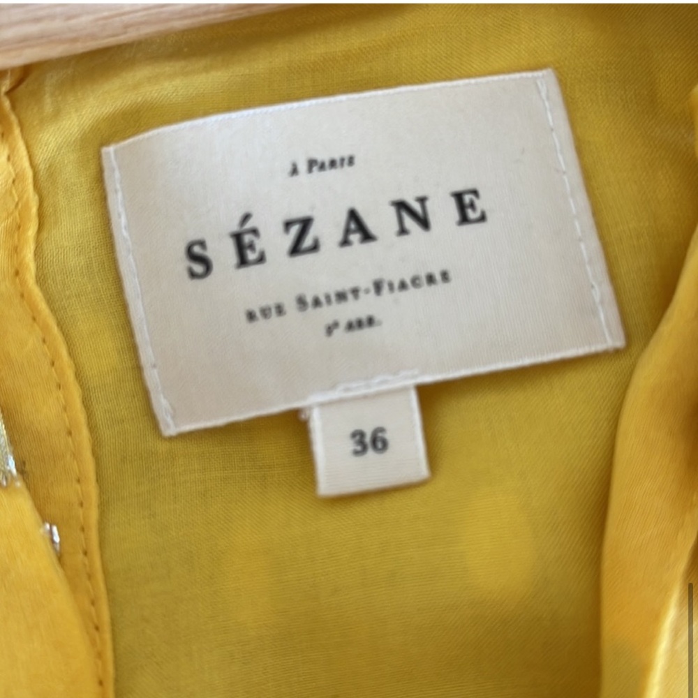 Sezane Sunlit Yellow Maxi Dress - Picture 11 of 16